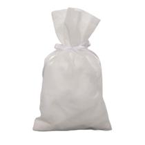 30 Saquinhos Sacolinhas 15x23 Tnt Branco Com Fita Branco