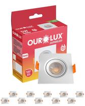 30 Spot Led Quadrado De Embutir Bivolt 5w 6400k Ourolux 30 Spot Led Quadrado De Embutir Bivolt 5w 6400k Ourolux