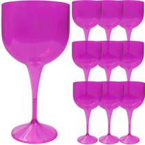 30 Taça Acrílica Gin Tônica Euphoria lilás Alta Qualidade