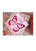 30 Tag Cartão Borboleta com Brinco. Lembrancinha Cliente