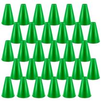 30 unidades de megafones Cheer de plástico verde HSLCGF 20x13 cm