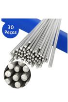 30 Varetas Solda Mágica Alumínio com fluxo interno Baixa Temperatura Barra Ferro Inox Metal