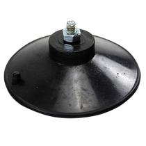 30 Ventosa de 90mm (9 cm) Em PVC Preto Com Parafuso e Porca