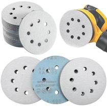 30 X Lixas Disco Anti-Empastamento 7 Polegadas 180mm 8 Furos Pluma Grão Lixadeira Politriz KaQi