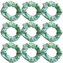 30 Xuxinhas de Cetim Verde Água 30 Xuxinhas de Cetim Verde Água