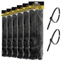 300 Abraçadeiras Lacre Nylon Grande Cinta Plástica 7x500mm Fita Hellerman 50cm Preta 300 Abraçadeiras Lacre Nylon Grande Cinta Plástica 7x500mm Fita Hellerman 50cm Preta