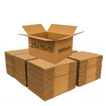 300 Caixa de Papelão 25x15x15cm Envio Correio Ecommerce 15 Fardo com 20un