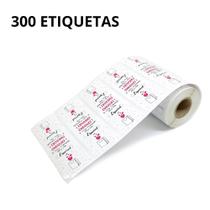 300 Etiquetas Adesivas Lacre de Sacola e Caixa