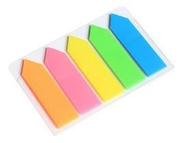 300 Folhas Post It Transparente Colorido Marcador De Pagina