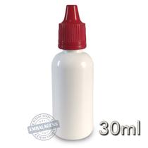 300 Frasco Plástico 30ml Conta Gotas Branco - Ref 14804