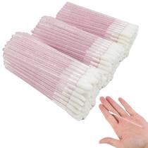 300 Pincel Aplicador Descartável Gloss Batom Maquiagem Limpeza Cílios