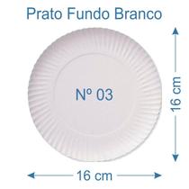 300 Prato de Bolo Salgado Fundo Branco Nº3