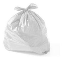 300 Saco De Lixo Plástico Branco 20 Litros Banheiro, Copa