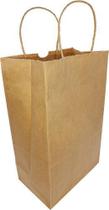 300 Sacolas Kraft Pequeno Delivery Lanches 18x28x11