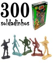 300 soldadinho plastico miniatura boneco militar soldado brinquedo guerra - TOYS