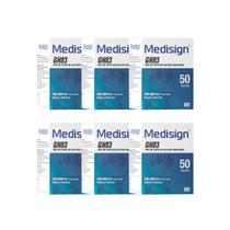 300 Tiras Teste Glicemia Glicosímetro Medisign Glicose GH83