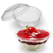 300 Un Embalagem Redonda Com Tampa, Ideal 250ml Para Bolo de Pote, Sobremesa, Doce G 680 - Galvanotek 300 Un Embalagem Redonda Com Tampa, Ideal 250ml Para Bolo de Pote, Sobremesa, Doce G 680 - Galvanotek