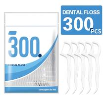 300 Unidades de Fio Dental - Para Limpeza Interdental e Higiene Bucal