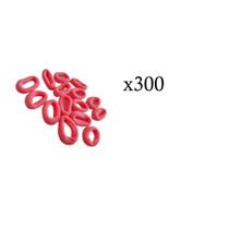 300 unidades Xuxinha de cabelo rosa chiclete para penteados