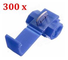 300un Conector Derivação Emenda Cabos Fios Azul 1,5 A 2,5mm