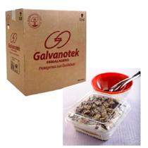 300un. Embalagem Quadrada Galavanotek G650 200ml - Mousse Bolo no Pote Docê