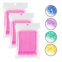 300Un Microbrush Cotonete Alongamento Fio A Fio Cílios Extensão 300Un Microbrush Cotonete Alongamento Fio A Fio Cílios Extensão