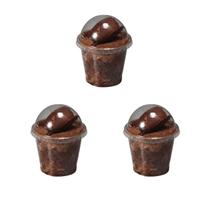 300Un Mini Copo C/tampa Bolha 60ml -mini Copo Da Felicidade