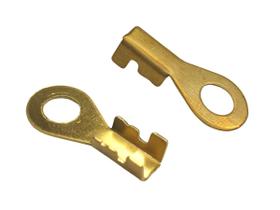 300x Terminais Olhais Sem Isolação Argola 3/16 Pequeno Latão para fio de 1,0 à 2,5 mm 300x Terminais Olhais Sem Isolação Argola 3/16 Pequeno Latão para fio de 1,0 à 2,5 mm