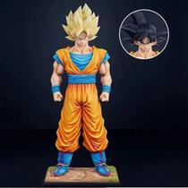 30cm Dragon Ball Z Son Goku Anime Figura 2 Cabeças Kakarotto Super Saiyan PVC Estátua Modelo Boneca