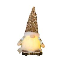 30cm Luz Led Elfo Gnome Boneca De Natal Decorações Para Casa Natal Ano Novo 2024 Presentes Das