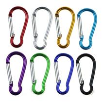 30pcs. Mini Mosquetão De Alumínio Cores P/ Camping Chaveiro 30pcs. Mini Mosquetão De Alumínio Cores P/ Camping Chaveiro