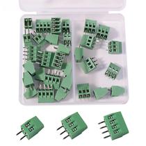 30pcs parafuso PCB bloco terminal conector kit KF128-2.54 2Pin 3Pin 4Pin 30pcs parafuso PCB bloco terminal conector kit KF128-2.54 2Pin 3Pin 4Pin