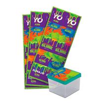 30Un Adesivos Quadrado Slime Decoração De Festa Infantil