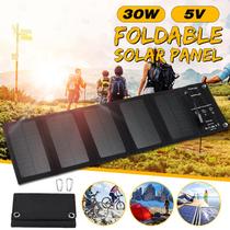 30W 5V USB dobrável Solar Pant Camping portátil cha portátil - generic