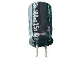 30x Capacitor Eletrolitico 100uf/25v 85º 6,3x11mm Nichicon