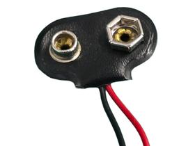 30x Conector Clip Para Bateria 9v