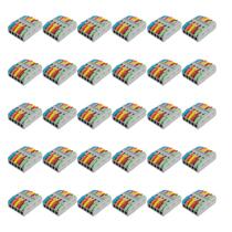 30x Conector Linear 222-425 5 Vias 32a/450v Emenda Rápida