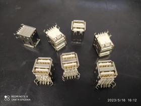 30x Conector Usb Duplo Tipo A Femea 90 Pci