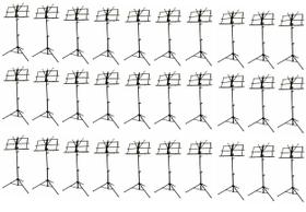30x Estantes Partitura Suporte Dobravel Pedestal Reforçada