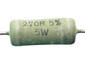 30x Resistor 270r 5w 5% Fio Ac05