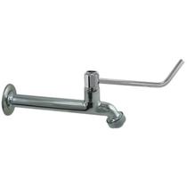 3159 Torneira Clínica Hospitalar Metal Cromado Reta 21cm Para Parede