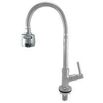 3167 C80 - Torneira Bica Móvel Gourmet Flexível Cromada Mesa Pia Bancada Alta Vazão