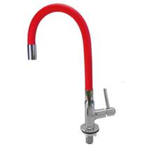 3167 C80 Torneira Gourmet Bica Móvel Gourmet de Bancada Mesa Pia Para Cozinha Com Tubo Vermelho Flexível
