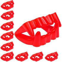 32 Dentes Vermelho Vampiro Festa Infantil Aniversário Dia das Bruxas 32 Dentes Vermelho Vampiro Festa Infantil Aniversário Dia das Bruxas