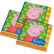 32 Guardanapos Papel Decoração Peppa Pig festa aniversário