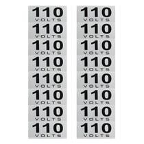 32 Placas Adesiva De Sinalização 110v P/ Tomada Sinalize 32 Placas Adesiva De Sinalização 110v P/ Tomada Sinalize