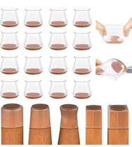 32 Protetores Para Pé De Cadeiras Silicone Com Feltro Maior 32 Protetores Para Pé De Cadeiras Silicone Com Feltro Maior