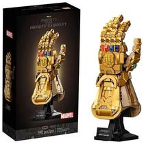 32cm Marvel Iron Man Nano Gauntlet Thanos Infinity Blocos De Construção Brinquedo Modelo De