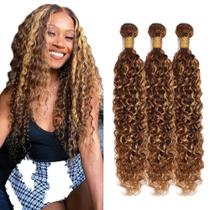 33 Pacotes de cabelo humano CnumGunm Brown Kinky Curly 14 cm 16 cm 18 cm 33 Pacotes de cabelo humano CnumGunm Brown Kinky Curly 14 cm 16 cm 18 cm