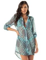 3337 SAIDA DE PRAIA CHEMISE - ESTAMPADA -TAM P Chemise Classic Joana Paisley Etero 3337 SAIDA DE PRAIA CHEMISE - ESTAMPADA -TAM P Chemise Classic Joana Paisley Etero